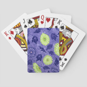 Baraja De Cartas Jardín de Daisy de medianoche