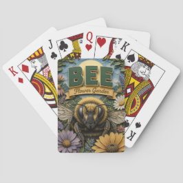 Baraja De Cartas Jardín de flores de abeja POPCUT
