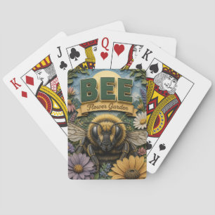 Baraja De Cartas Jardín de flores de abeja POPCUT