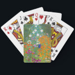 Baraja De Cartas Jardín de flores | Gustav Klimt<br><div class="desc">El jardín de flores (1905-1907) del artista austriaco Gustav Klimt es una obra maestra del arte de principios del siglo XX. Esta escena exuberante e impresionista rebosa de flores coloridas en un fascinante tapiz natural que refleja el estilo decorativo de Klimt y el amor por los motivos florales. Las ricas...</div>