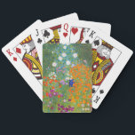 Baraja De Cartas Jardín de flores | Gustav Klimt<br><div class="desc">El jardín de flores (1905-1907) del artista austriaco Gustav Klimt es una obra maestra del arte de principios del siglo XX. Esta escena exuberante e impresionista rebosa de flores coloridas en un fascinante tapiz natural que refleja el estilo decorativo de Klimt y el amor por los motivos florales. Las ricas...</div>