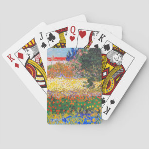Baraja De Cartas Jardín de flores Vincent Van Gogh