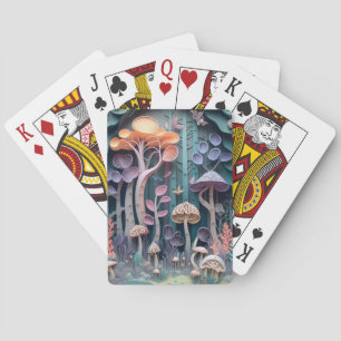 Baraja De Cartas Jardín de hongos 3D