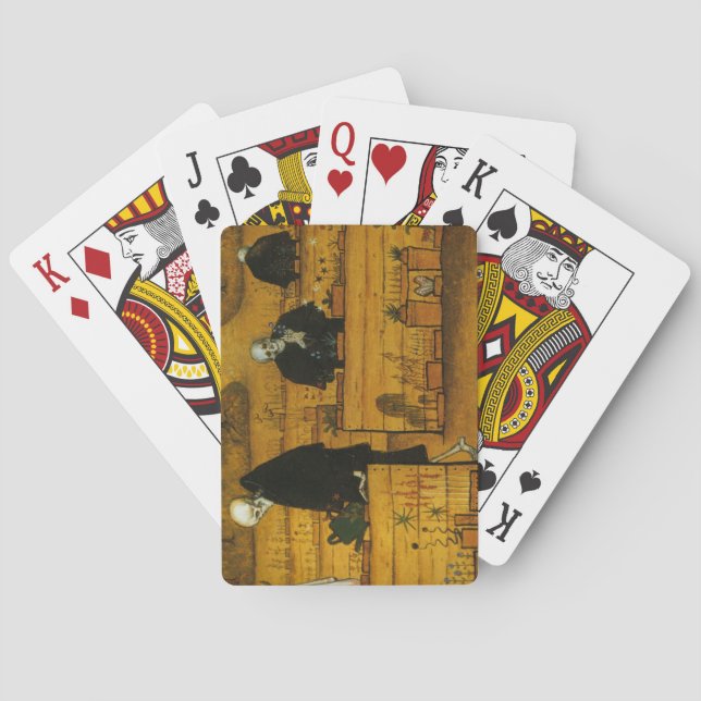 Baraja De Cartas Jardín de la Muerte (por Hugo Simberg) (Reverso)