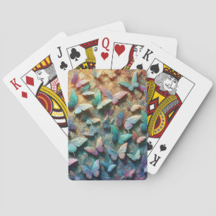 Baraja De Cartas Jardín de Mariposas Iridescentes