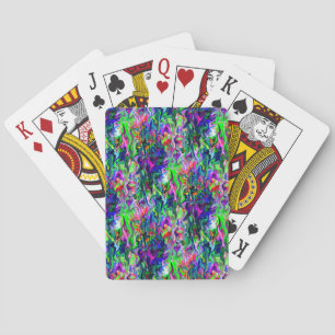Baraja De Cartas Jardín loco y ondulado....