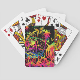 Baraja De Cartas Jardín mágico con mariposas