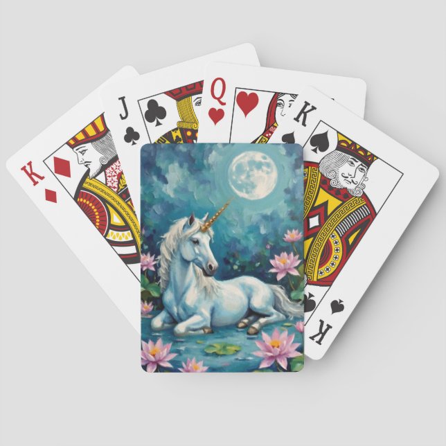 Baraja De Cartas Jardín Místico de Unicornio (Reverso)