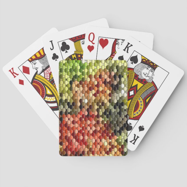 Baraja De Cartas Jardín otoñal... (Reverso)