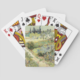 Baraja De Cartas Jardín Van Gogh en Arles 1888