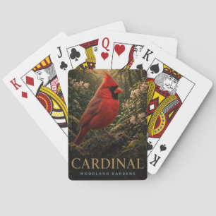 Baraja De Cartas Jardines de Bosque Cardenal Vida Silvestre ANIMAL