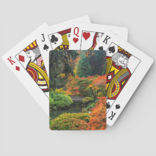 Baraja De Cartas Jardines japoneses en otoño en Portland, Oregon 5