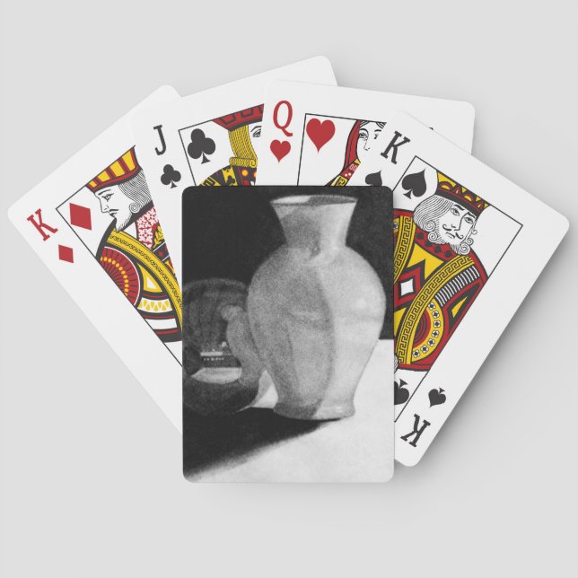 Baraja De Cartas Jarrón con esfera (Reverso)
