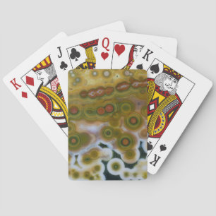 Baraja De Cartas Jasper de océano de color amarillo