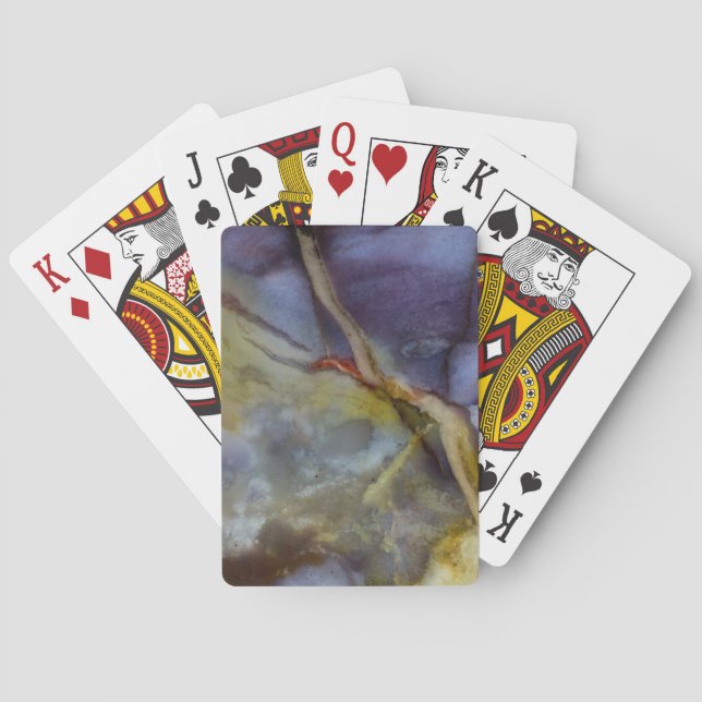 Baraja De Cartas Jasper violeta (Reverso)