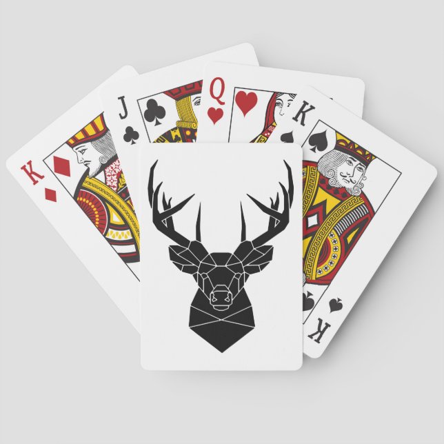 Baraja De Cartas Jass cards with deer / Jasskarten mit Hirsch (Reverso)