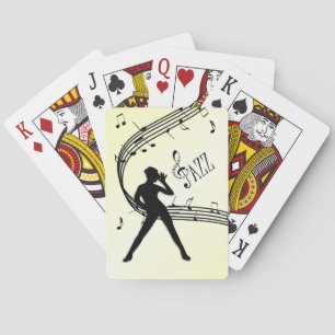 Baraja De Cartas Jazz Dance Yellow Music