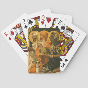 Baraja De Cartas JC Leyendecker Tres Reyes Magos Navidad Vintage
