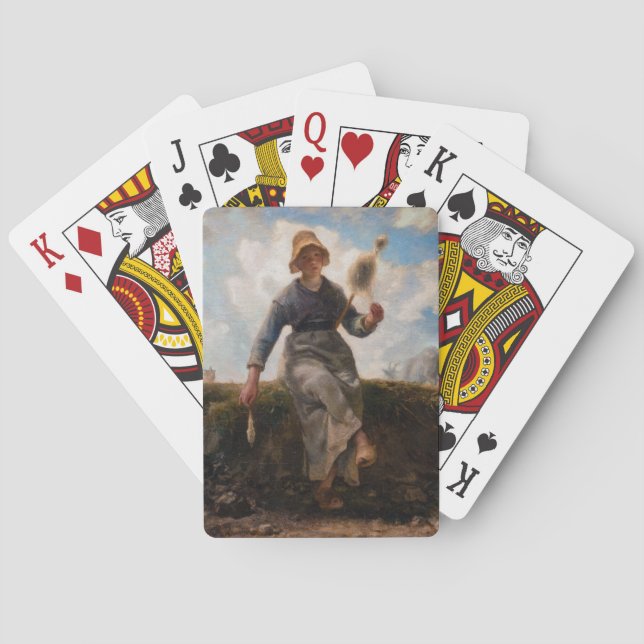 Baraja De Cartas Jean-Francois Millet - El Chica Spinner (Reverso)