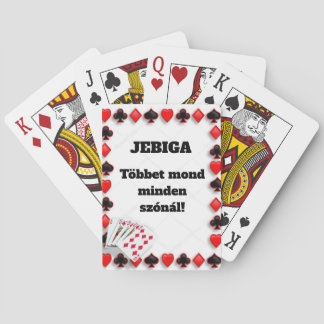 Baraja De Cartas JEBIGA Többet mond minden szónál! kártyapakli