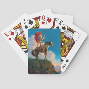 Baraja De Cartas Jefa india nativa norteamericana