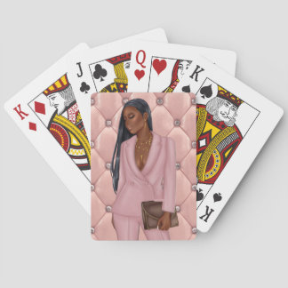 Baraja De Cartas Jefe ejecutivo afroamericano personalizado