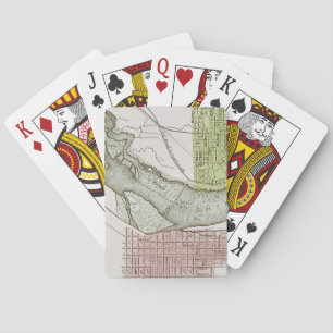 BARAJA DE CARTAS JEFFERSONVILLE, INDIANA: MAPA