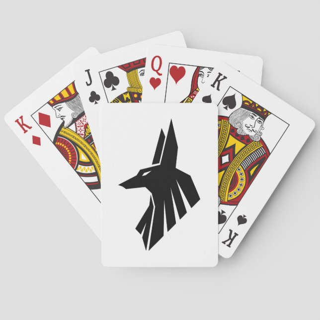 Baraja De Cartas Jeroglifos Egipcios - Anubis (Reverso)