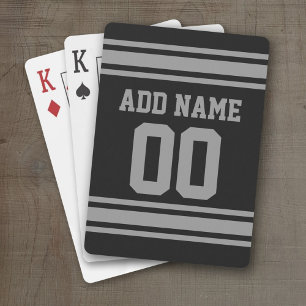 Baraja De Cartas Jersey del fútbol - personalizar con su Info