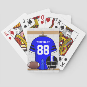 Baraja De Cartas Jersey personalizado del hierro de la rejilla del