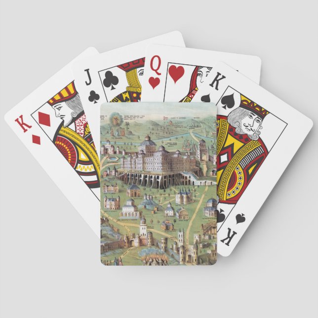 BARAJA DE CARTAS JERUSALÉN ANTIGUA (Reverso)
