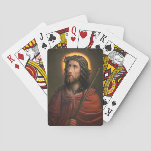 Baraja De Cartas Jesucristo con corona de ánimos