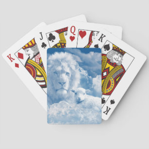 BARAJA DE CARTAS JESÚS EL LAMB Y JESÚS EL LEÓN