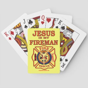 BARAJA DE CARTAS JESÚS ES MI BOMBERO