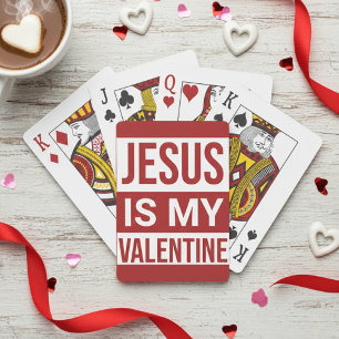 Baraja De Cartas Jesús Es Mi Fe Cristiana De San Valentín