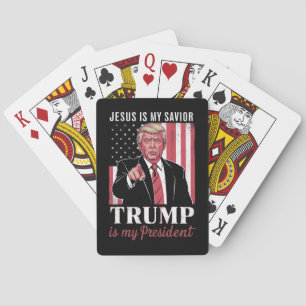 Baraja De Cartas Jesús Es Mi Salvador Trump Es Mi Elección Presiden
