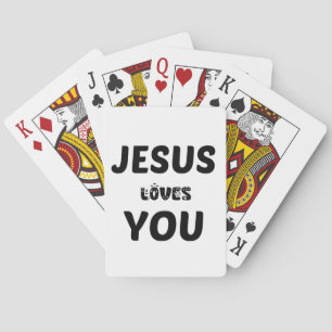 BARAJA DE CARTAS JESUS TE AMA