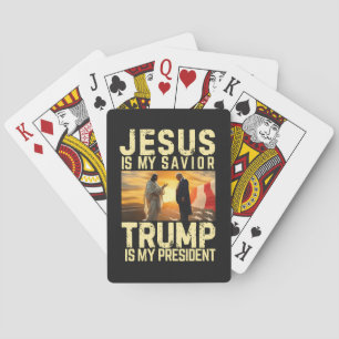 Baraja De Cartas Jesús Trump - Jesús Es Mi Señor Salvador