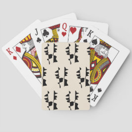 Baraja De Cartas Jeu de Cartes "Abstrait Dual Face"