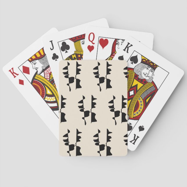 Baraja De Cartas Jeu de Cartes  "Abstrait Dual Face" (Reverso)