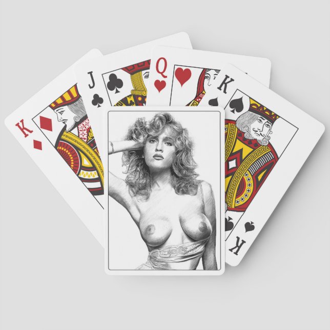 Baraja De Cartas Jeu de cartes ,féminin topless (Reverso)