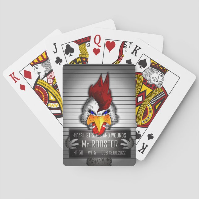 Baraja De Cartas Jeu De Cartes Mr Rooster (Reverso)
