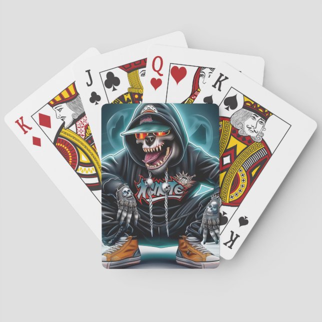 Baraja De Cartas Jeux de carte Rap (Reverso)