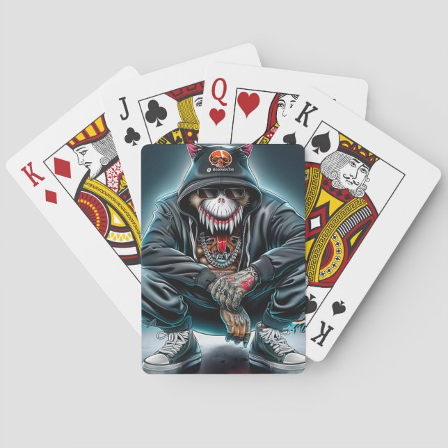 Baraja De Cartas Jeux de carte Rap Série 1 -5 (Reverso)