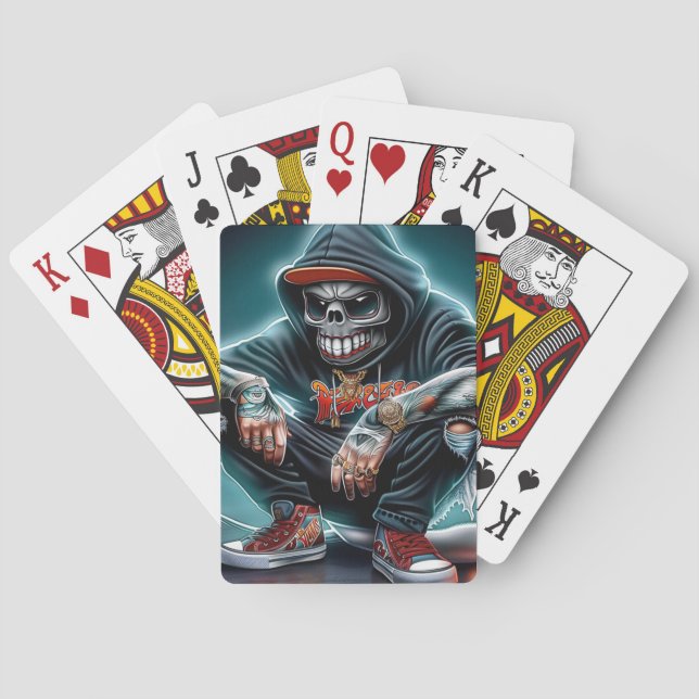 Baraja De Cartas Jeux de carte Rap Série 1 -8 (Reverso)