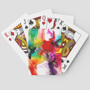 Baraja De Cartas Jeweltone Prisma - acuarela
