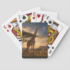 Baraja De Cartas Jirafa Masai Sabana ANIMALES Póker