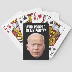 BARAJA DE CARTAS JOE BIDEN FUNNY ¿QUIÉN SE ENVOLVIÓ? TARJETAS DE RE