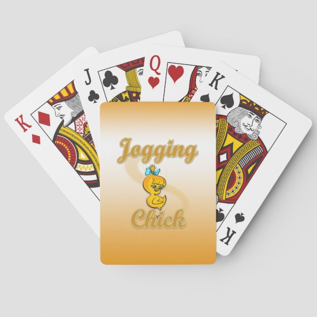 Baraja De Cartas Jogging Chick (Reverso)