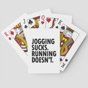 Baraja De Cartas Jogging Sucks. Correr no.